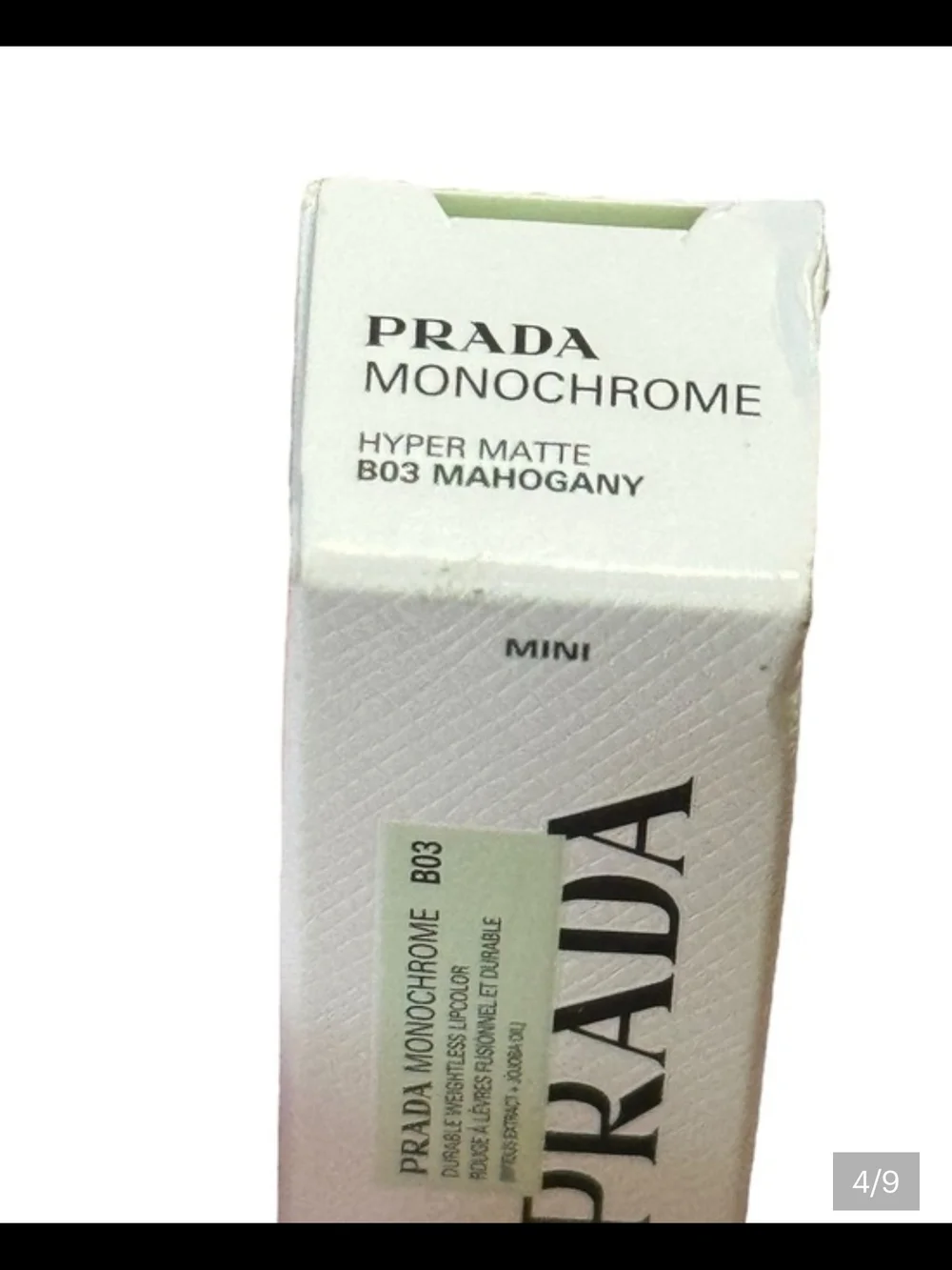 Prada Monochrome Hyper Matte Lipstick B03 Mahogany NIB✨FREE GIFT WITH EVERY BUY